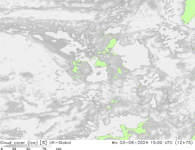 zachmurzenie (niskie) UK-Global pon. 03.06.2024 15 UTC