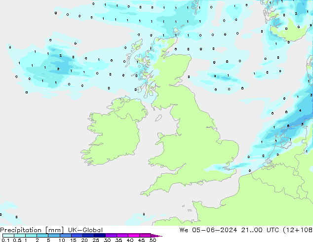 Niederschlag UK-Global Mi 05.06.2024 00 UTC