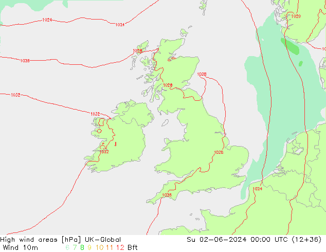 High wind areas UK-Global Ne 02.06.2024 00 UTC