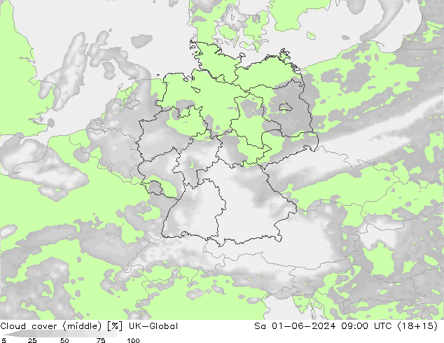 Cloud cover (middle) UK-Global Sa 01.06.2024 09 UTC