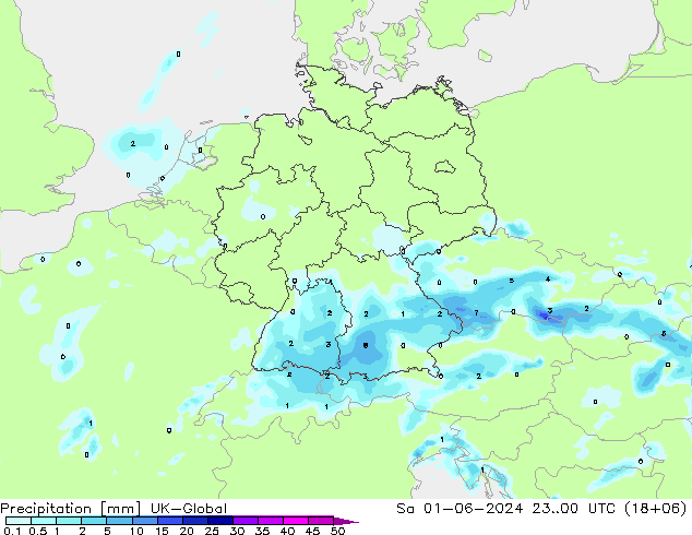 Yağış UK-Global Cts 01.06.2024 00 UTC