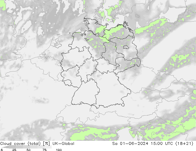 Wolken (gesamt) UK-Global Sa 01.06.2024 15 UTC