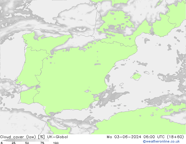 nízká oblaka UK-Global Po 03.06.2024 06 UTC