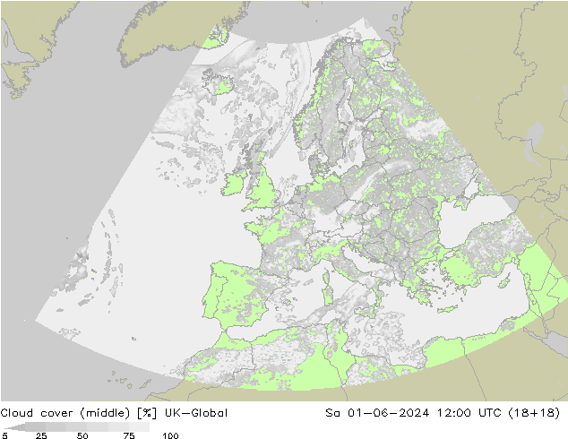 Cloud cover (middle) UK-Global Sa 01.06.2024 12 UTC