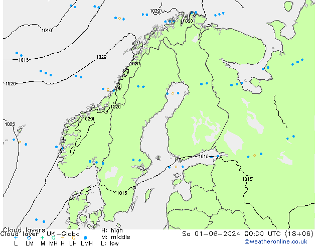Cloud layer UK-Global sam 01.06.2024 00 UTC