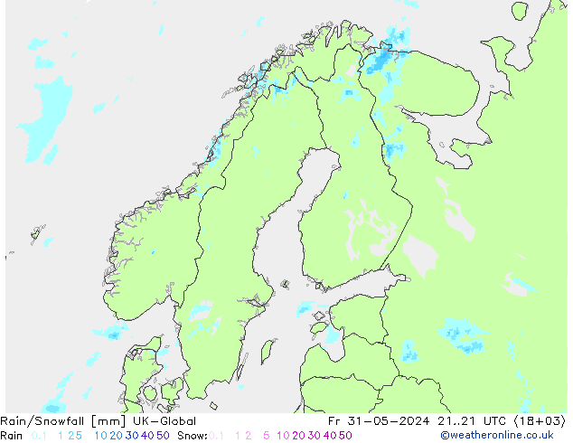 Rain/Snowfall UK-Global Sex 31.05.2024 21 UTC