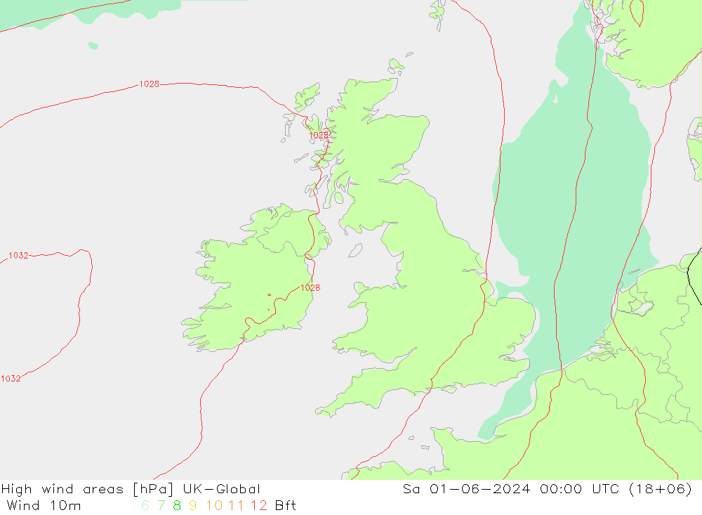 High wind areas UK-Global Sa 01.06.2024 00 UTC