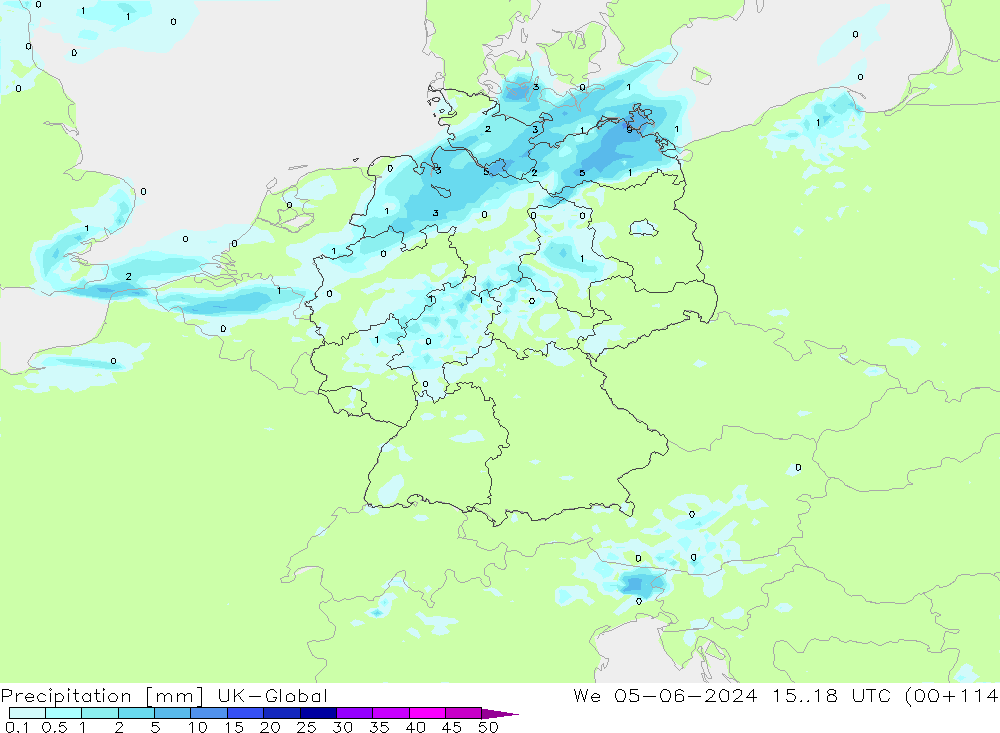 осадки UK-Global ср 05.06.2024 18 UTC