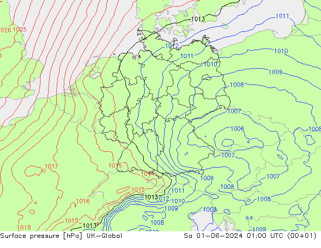 Surface pressure UK-Global Sa 01.06.2024 01 UTC