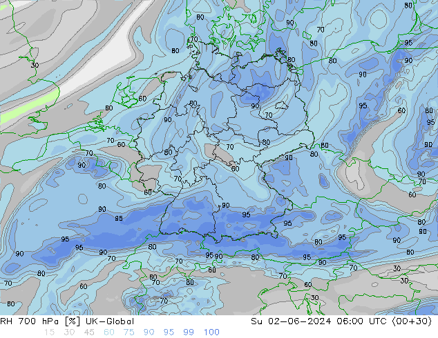 RV 700 hPa UK-Global zo 02.06.2024 06 UTC