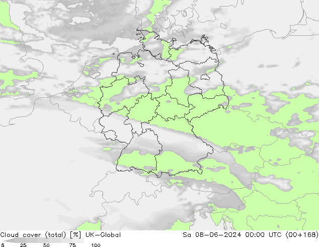 Bulutlar (toplam) UK-Global Cts 08.06.2024 00 UTC