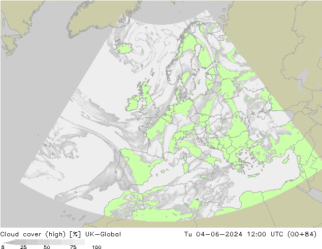 Bulutlar (yüksek) UK-Global Sa 04.06.2024 12 UTC