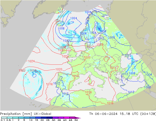 Precipitation UK-Global Th 06.06.2024 18 UTC