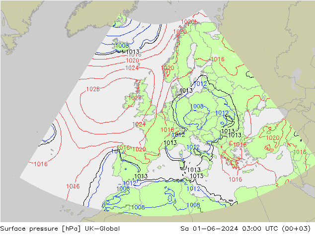 Luchtdruk (Grond) UK-Global za 01.06.2024 03 UTC