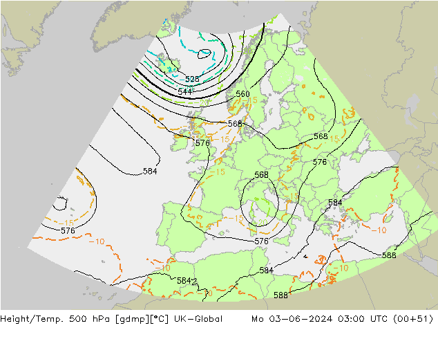 Géop./Temp. 500 hPa UK-Global lun 03.06.2024 03 UTC