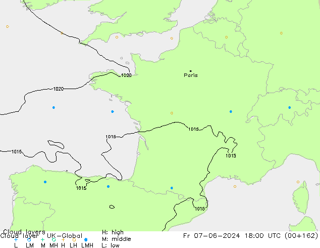 Cloud layer UK-Global vie 07.06.2024 18 UTC