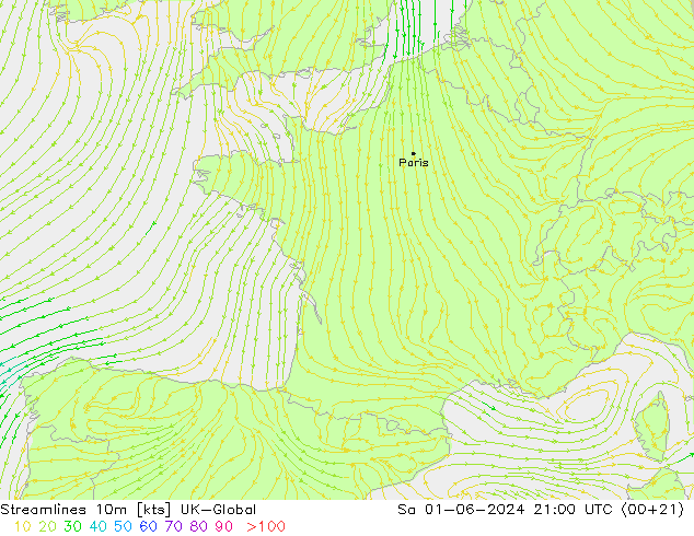 ветер 10m UK-Global сб 01.06.2024 21 UTC