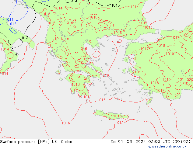 Surface pressure UK-Global Sa 01.06.2024 03 UTC