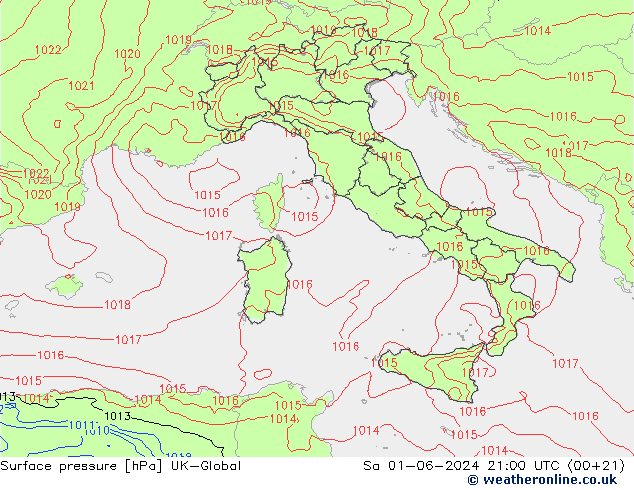 Yer basıncı UK-Global Cts 01.06.2024 21 UTC