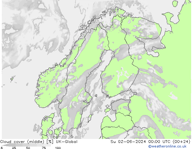 Nuages (moyen) UK-Global dim 02.06.2024 00 UTC