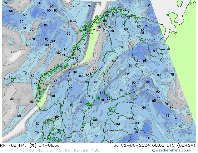 700 hPa Nispi Nem UK-Global Paz 02.06.2024 00 UTC