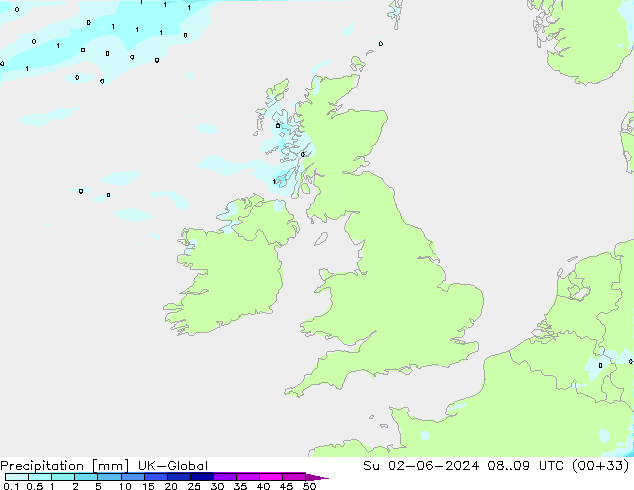 Neerslag UK-Global zo 02.06.2024 09 UTC