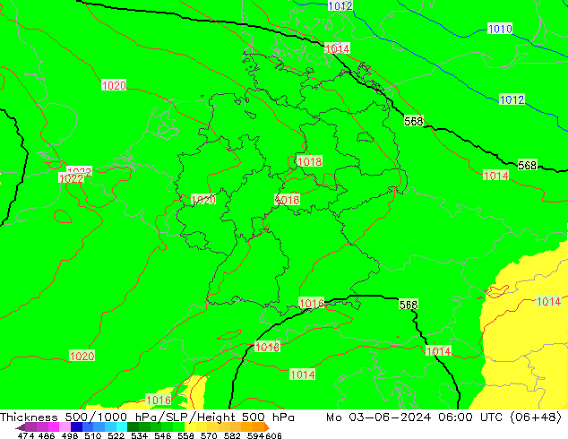 Thck 500-1000hPa UK-Global lun 03.06.2024 06 UTC