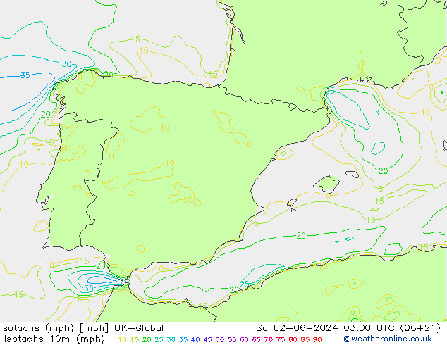 Isotaca (mph) UK-Global dom 02.06.2024 03 UTC