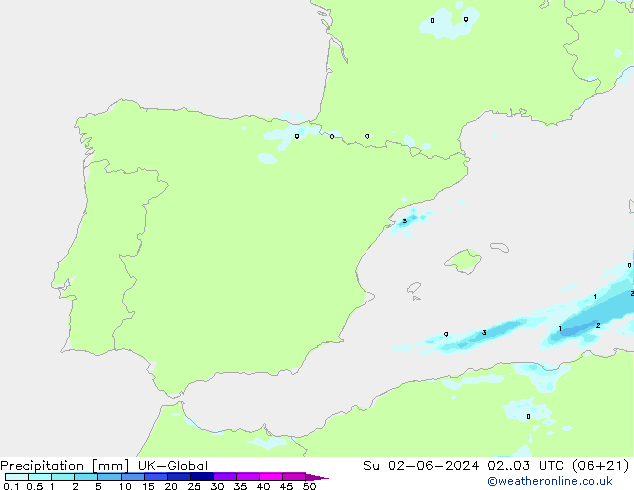 Precipitation UK-Global Su 02.06.2024 03 UTC