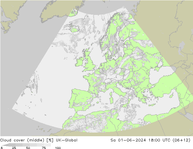 oblačnosti uprostřed UK-Global So 01.06.2024 18 UTC