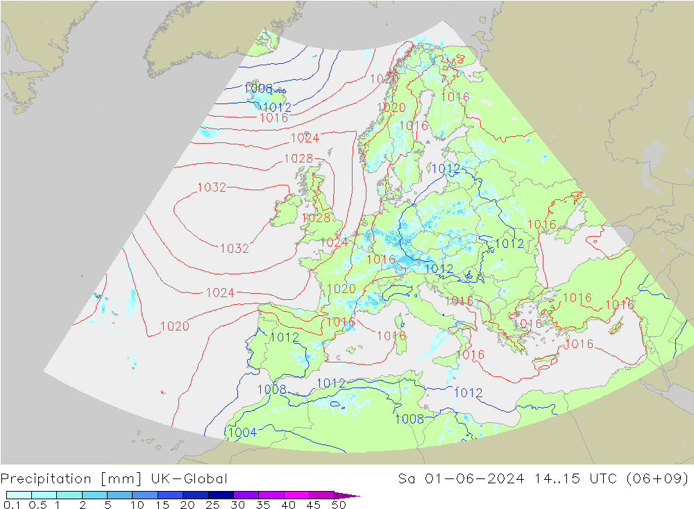 Srážky UK-Global So 01.06.2024 15 UTC