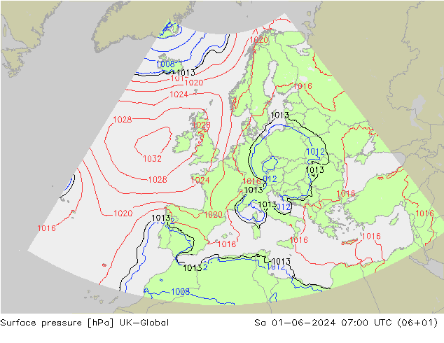 Luchtdruk (Grond) UK-Global za 01.06.2024 07 UTC