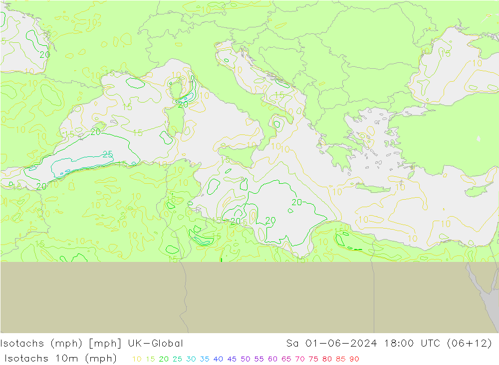 Isotachs (mph) UK-Global So 01.06.2024 18 UTC