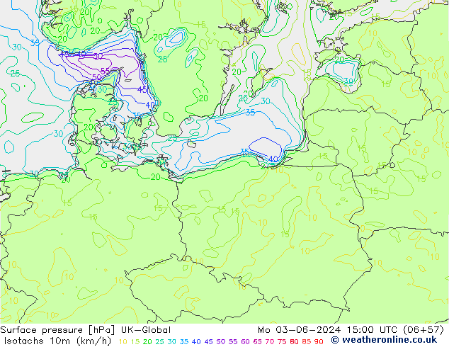 Isotachs (kph) UK-Global Mo 03.06.2024 15 UTC