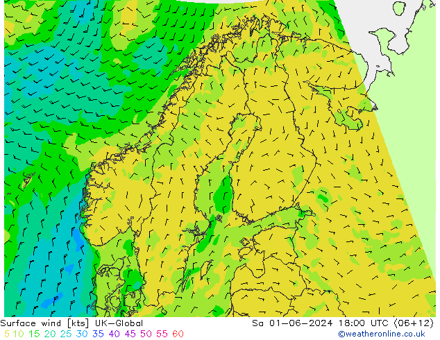 Rüzgar 10 m UK-Global Cts 01.06.2024 18 UTC
