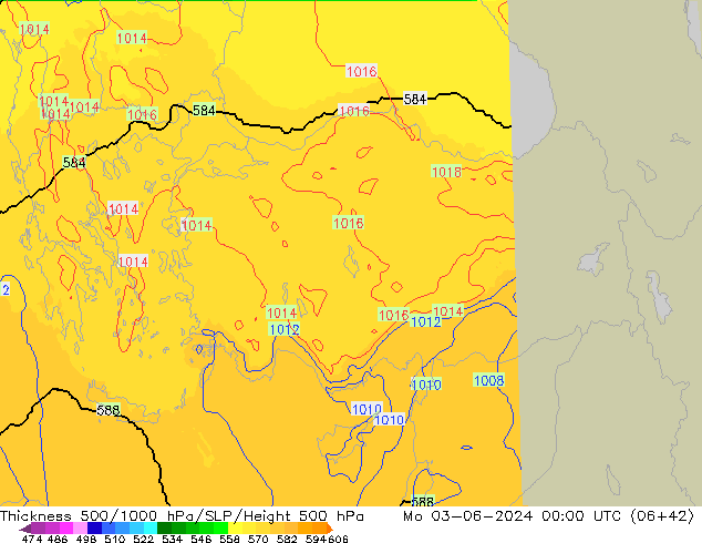 Thck 500-1000hPa UK-Global Po 03.06.2024 00 UTC