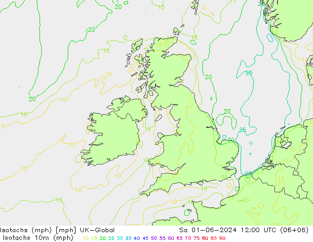Isotachs (mph) UK-Global  01.06.2024 12 UTC