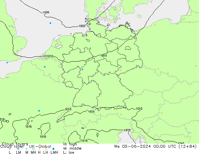 Cloud layer UK-Global  05.06.2024 00 UTC