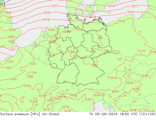 pressão do solo UK-Global Qui 06.06.2024 18 UTC