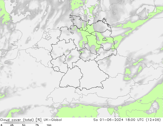 Cloud cover (total) UK-Global Sa 01.06.2024 18 UTC