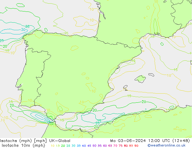 Isotachs (mph) UK-Global Seg 03.06.2024 12 UTC