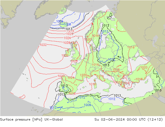 pression de l'air UK-Global dim 02.06.2024 00 UTC