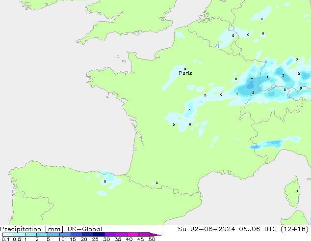 precipitação UK-Global Dom 02.06.2024 06 UTC