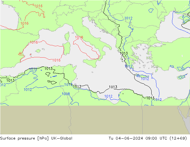 pressão do solo UK-Global Ter 04.06.2024 09 UTC