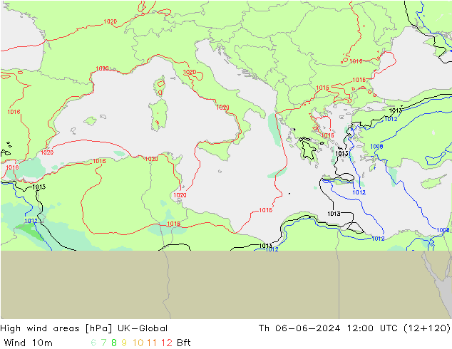 yüksek rüzgarlı alanlar UK-Global Per 06.06.2024 12 UTC