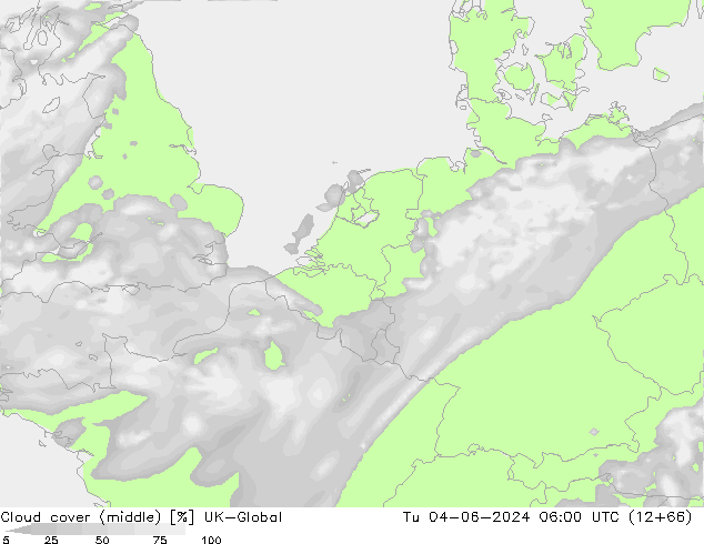Wolken (mittel) UK-Global Di 04.06.2024 06 UTC
