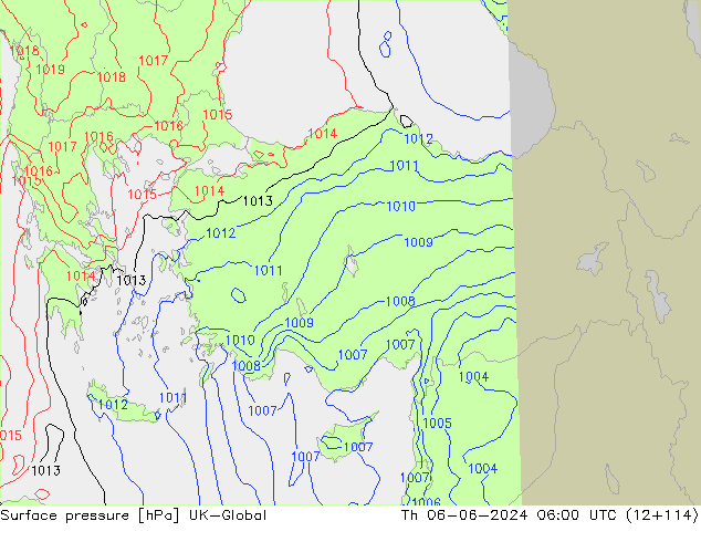 ciśnienie UK-Global czw. 06.06.2024 06 UTC