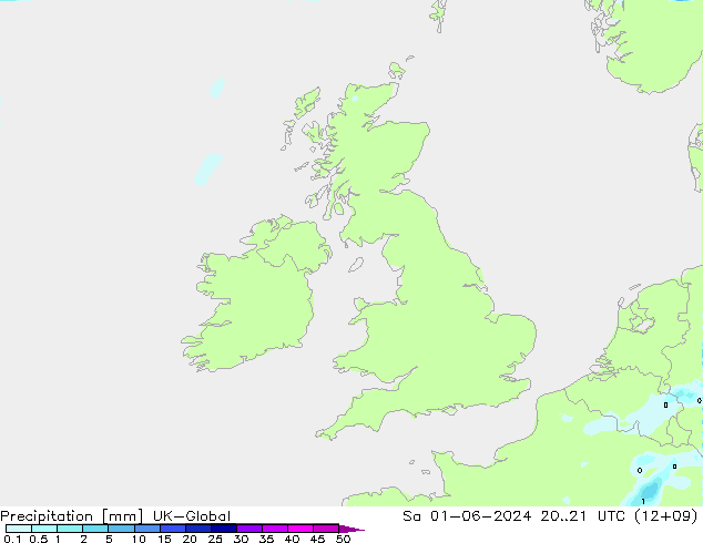 Precipitation UK-Global Sa 01.06.2024 21 UTC