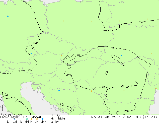 Cloud layer UK-Global Po 03.06.2024 21 UTC