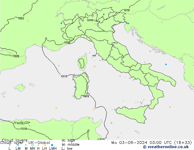 Wolkenschichten UK-Global Mo 03.06.2024 03 UTC